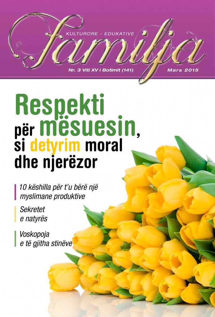Revista Familja - Mars - front cover